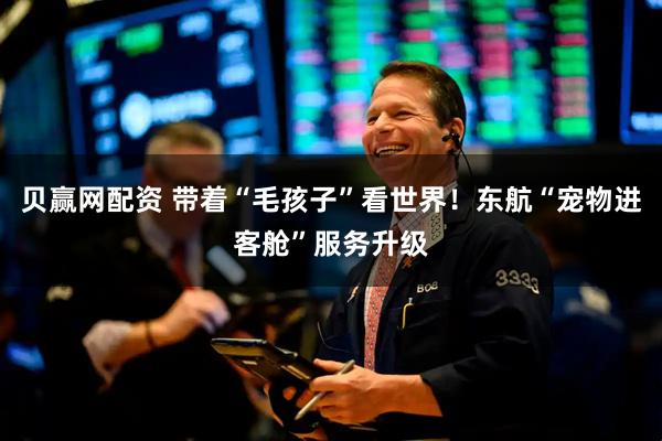贝赢网配资 带着“毛孩子”看世界！东航“宠物进客舱”服务升级